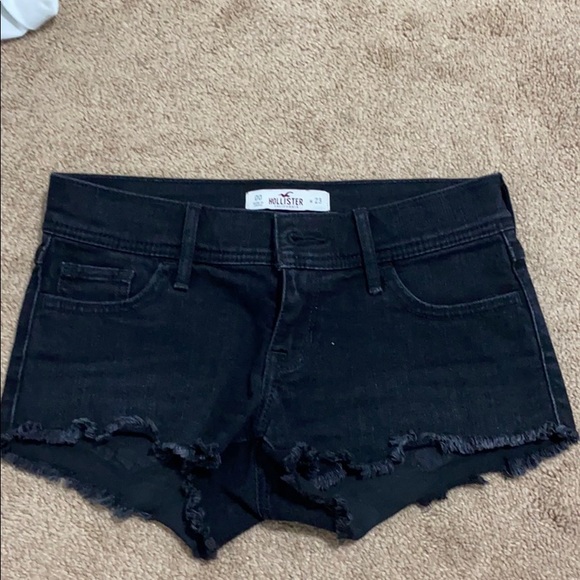 Hollister Pants - Black hollister Jean shorts